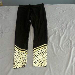 Sarah’s Day X White Fox Boutique Black and peach Leggings